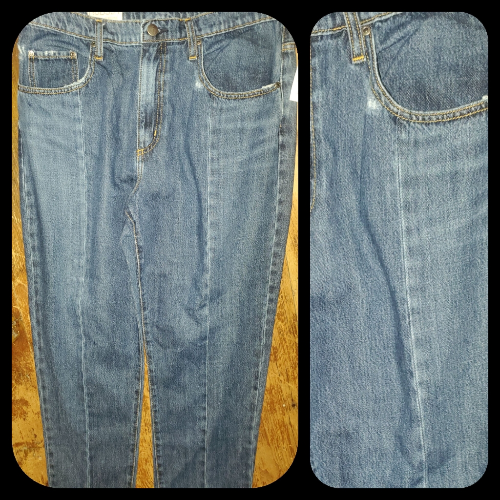 Nobody Denim Issy Straight Leg Mom Jeans Ahhsome Unusual And Kewl Nwt Sz 32 — image 8 of 8